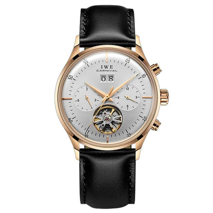 CARNIVAL Mechanical Dress Watches for Men Brands Luxury Sapphire Automatic Wristwatches Men's Waterproof 2025 Men's Watch
