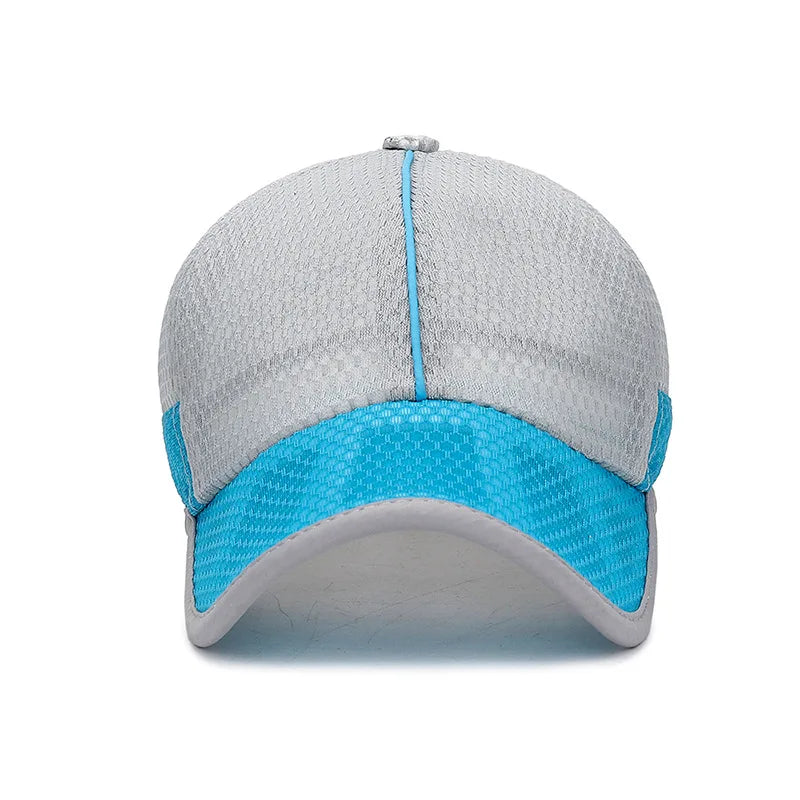 New Summer Children Kids Cute Baseball Cap Solid Breathable Snapback Hat Outdoor Cool Mesh Boy Girl Sun Cap Hat