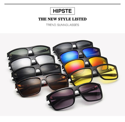 Fashion Sunglasses men Square sun Glasses Brand Designer UV400 protection Shades oculos de sol hombre glasses Driver Oculos