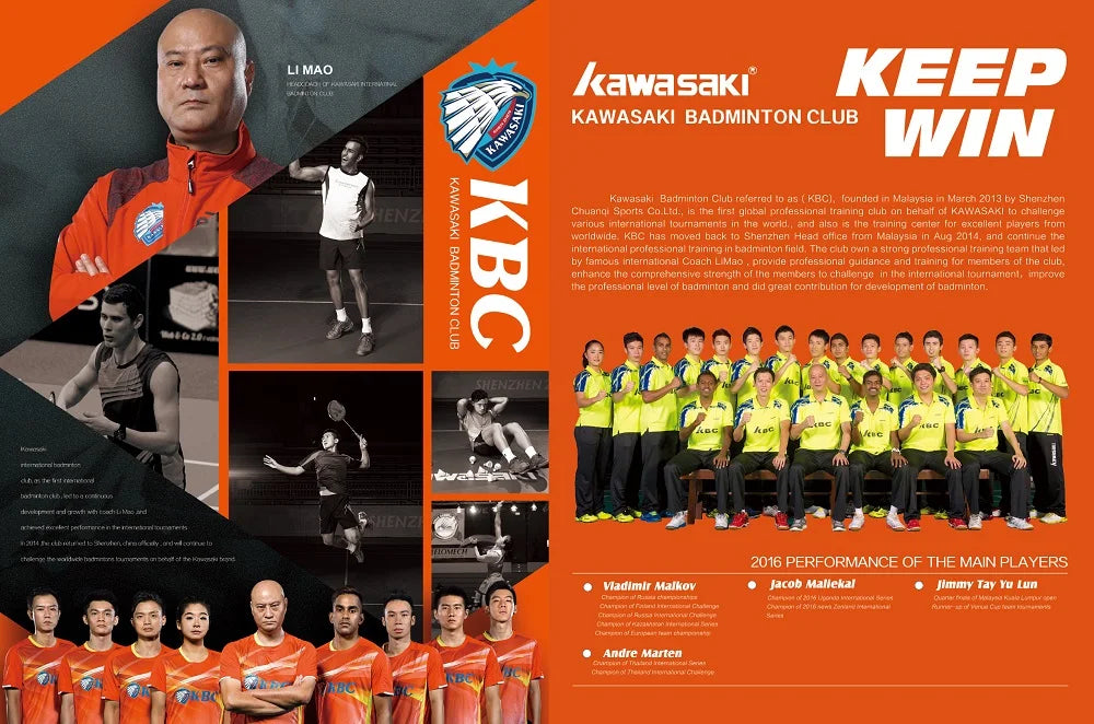 Sapatos de badminton profissionais Kawasaki King Series 2.0 para homem e mulher, antitorção, desportivos, sapatos de ténis originais para homem, ténis A3311