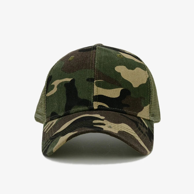 COKK Camouflage Baseball Cap Men Snapback Summer Hats For Women Breathable Sport Mesh Cap Sun Hat Sunshade Golf Adjustable Adult