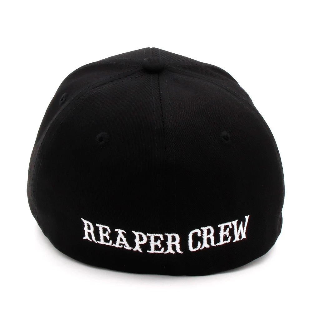 KOEP SOA Black Hats Sons Of Anarchy For Reaper Crew Fitted Baseball Cap Women Letters Embroidered Hip Hop Hat For Men
