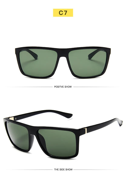 Fashion Sunglasses men Square sun Glasses Brand Designer UV400 protection Shades oculos de sol hombre glasses Driver Oculos
