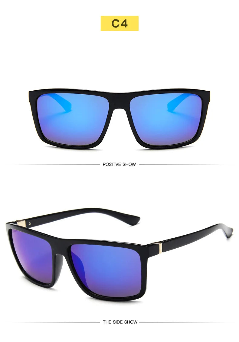 Fashion Sunglasses men Square sun Glasses Brand Designer UV400 protection Shades oculos de sol hombre glasses Driver Oculos
