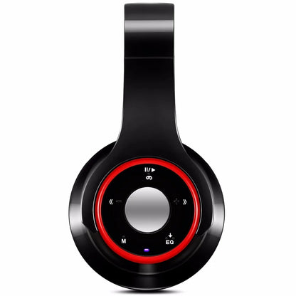 Casque audio sans fil Bluetooth pliable et coloré avec microphone et lecteur de carte TF pour enfants, femmes et hommes