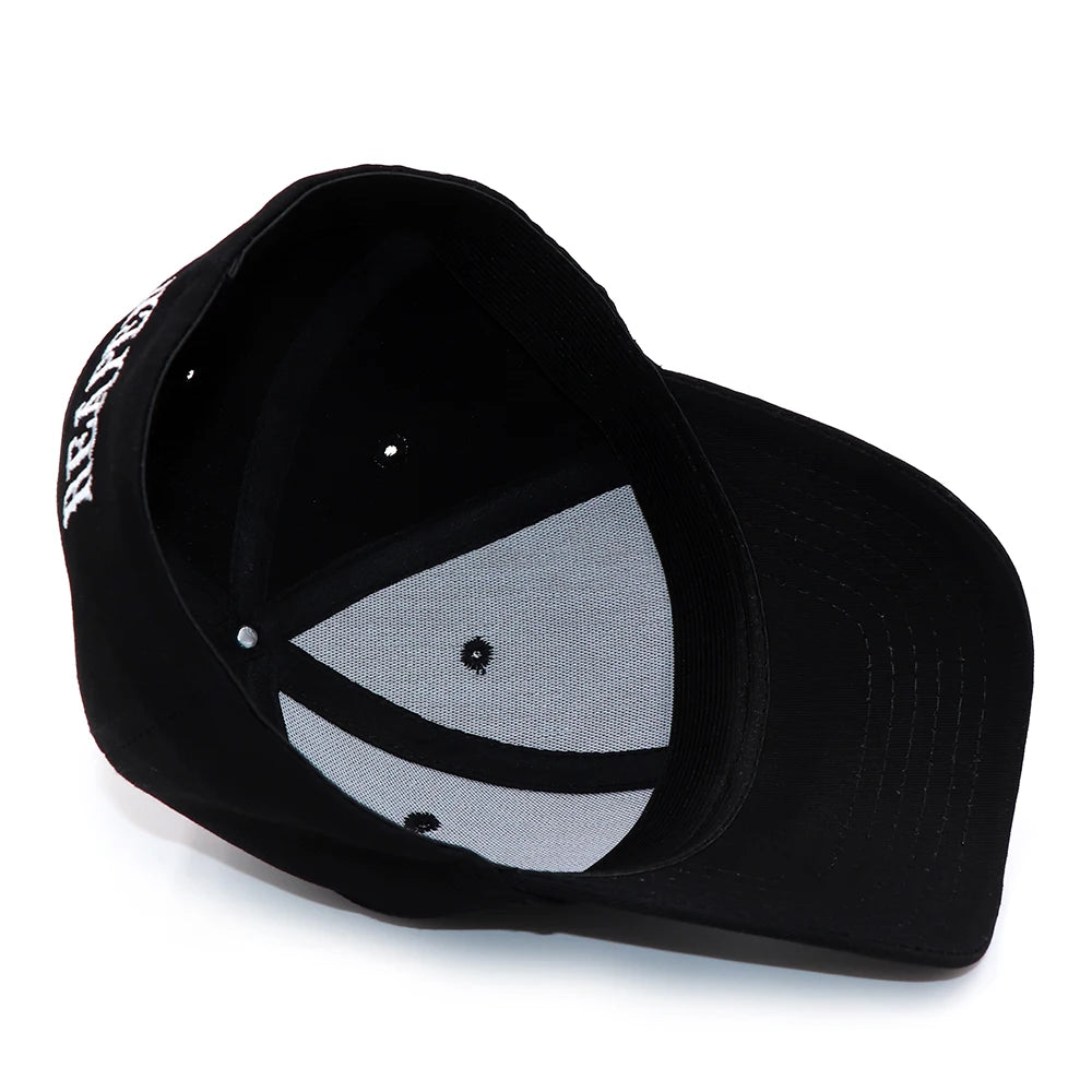 KOEP SOA Black Hats Sons Of Anarchy For Reaper Crew Fitted Baseball Cap Women Letters Embroidered Hip Hop Hat For Men