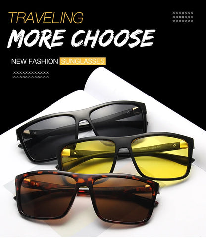Fashion Sunglasses men Square sun Glasses Brand Designer UV400 protection Shades oculos de sol hombre glasses Driver Oculos
