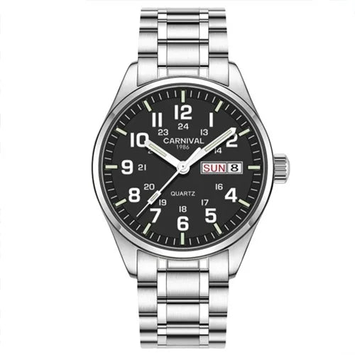 Switzerland Carnival luminous calendar military Quartz watch for men luxury brand watches waterproof clock relogio erkek saati