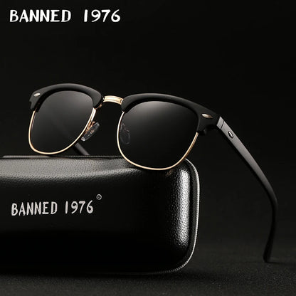 Polarized Gothic Steampunk Sunglasses Men Women Fashion Brand Designer Vintage Round Shades Metal Frame Sun Glasses Oculos