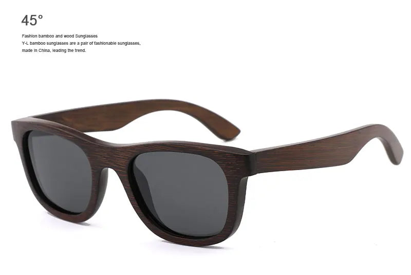 Handmade Natural  Bamboo Wooden Sunglass Fashion Polarized Sunglasses for Men Women's Shade Sun Glasses Wood Oculos De Sol
