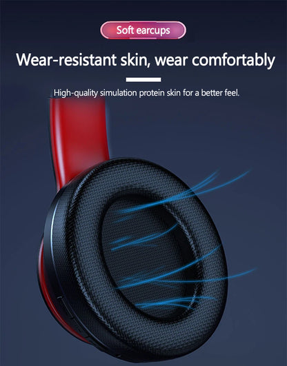 Auriculares Lenovo HD200 Bluetooth inalámbricos circumaurales – Casco gaming estéreo HiFi con cancelación de ruido y micrófono
