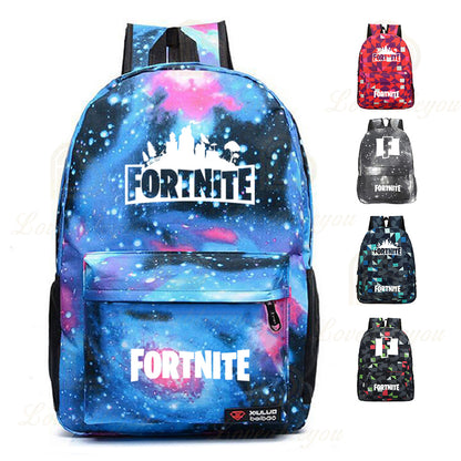 Fortnite Games Backpack Fortnite School Bags for Teenagers Unisex Schoolyard Laptop Mochilas Travel Casual Bags
