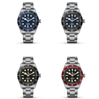 PAGANI DESIGN BB58 Steel Men's Mechanical Wrist Watches Luxury Automatic Watch For Men AR Sapphire Mirror Sport Waterproof Watch