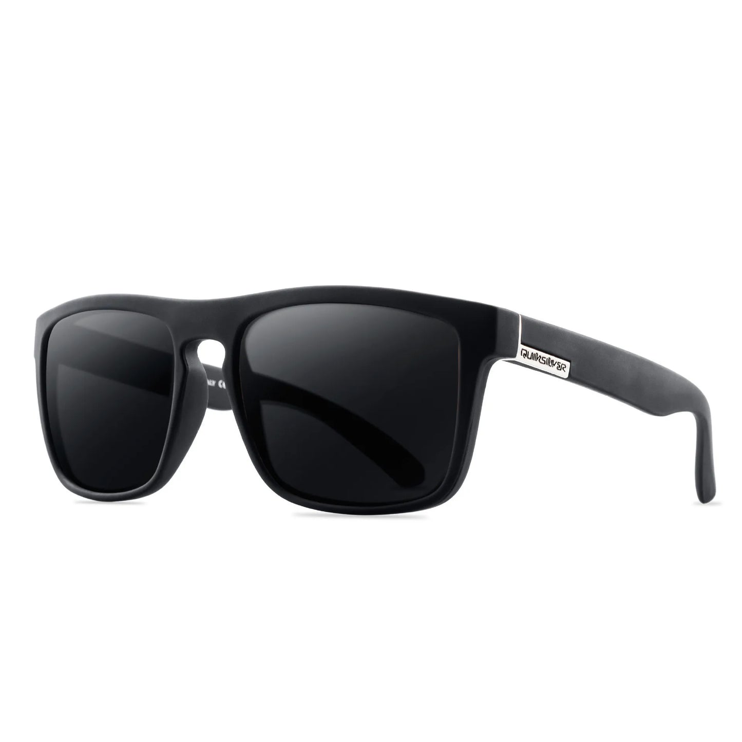 2PCS Fashion Square Polarized Sunglasses Men Vintage Plastic Male Sun Glasses Women Stylish Black Sport Shades UV400