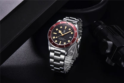 PAGANI DESIGN BB58 Steel Men's Mechanical Wrist Watches Luxury Automatic Watch For Men AR Sapphire Mirror Sport Waterproof Watch