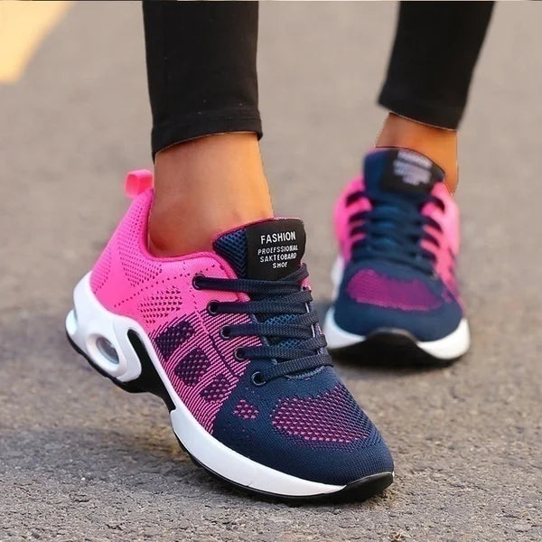 Zapatillas de running para mujer, transpirables, casuales, ligeras para exterior, deportivas para caminar, Tenis Feminino