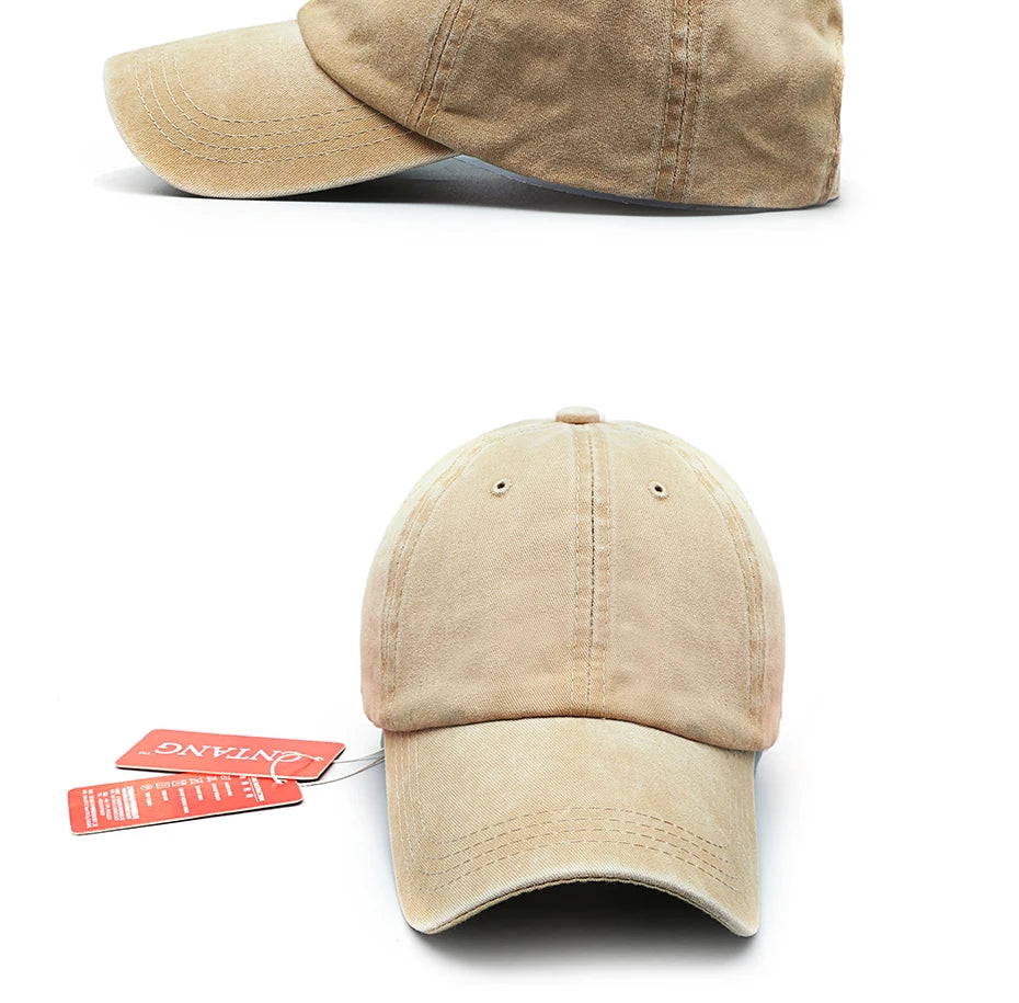 CNTANG Fashion Classic Casual Baseball Cap For Men Spring Summer Blank Caps Women Cotton Solid Snapback Brand Unisex Hats gorras