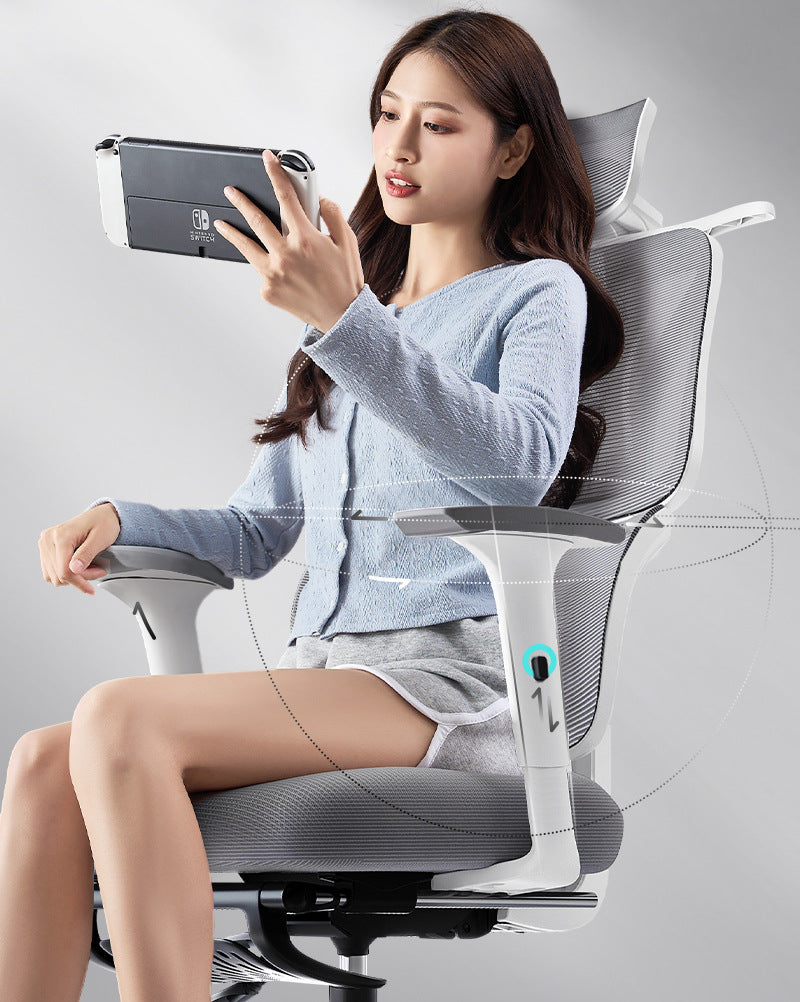 UVR Ergonomic Chair Home Computer Chair Comfortable To Lie Down Gaming Chair Long Periods Office Chair Reclining Chair