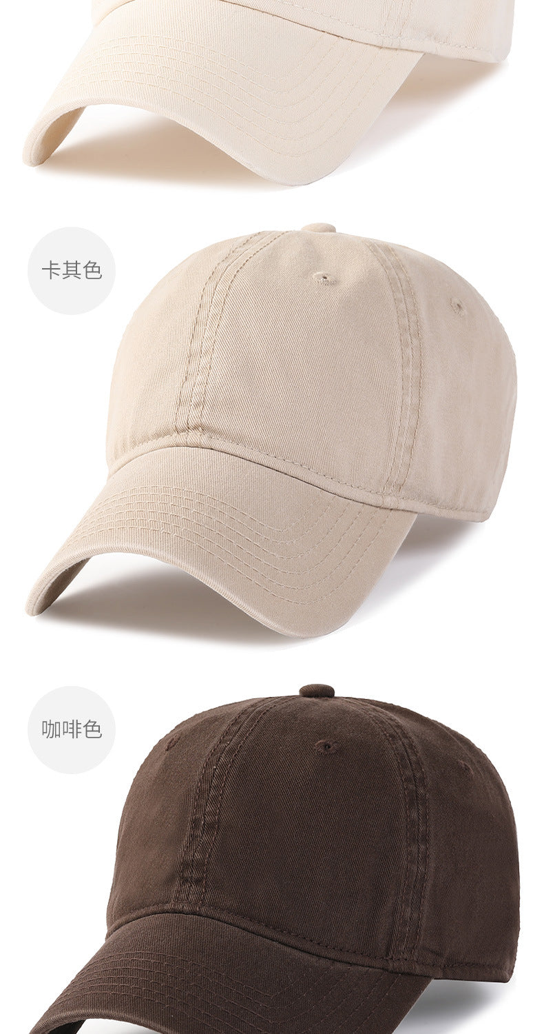 Men Women Oversize XXL 100% Cotton Baseball Cap,Large Baseball Hat for Big Heads 56-63cm(23.5"-25.5"),Adjustable Plain Dad Cap
