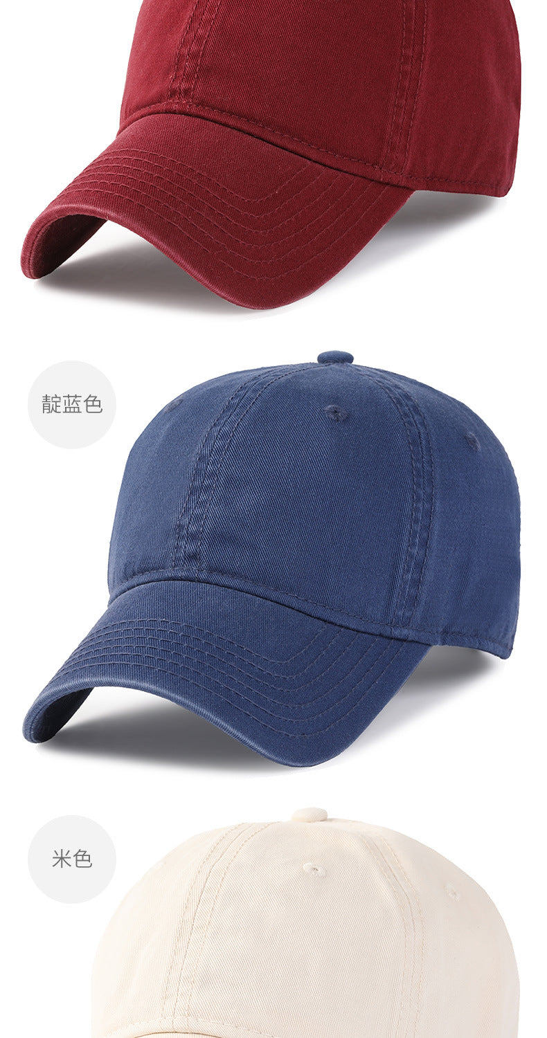 Men Women Oversize XXL 100% Cotton Baseball Cap,Large Baseball Hat for Big Heads 56-63cm(23.5"-25.5"),Adjustable Plain Dad Cap