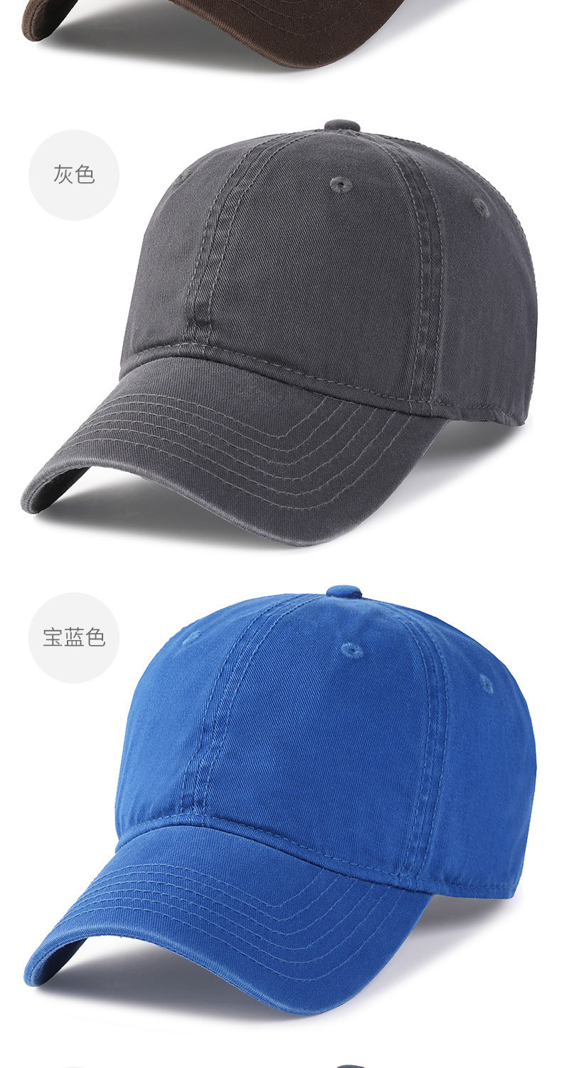 Men Women Oversize XXL 100% Cotton Baseball Cap,Large Baseball Hat for Big Heads 56-63cm(23.5"-25.5"),Adjustable Plain Dad Cap