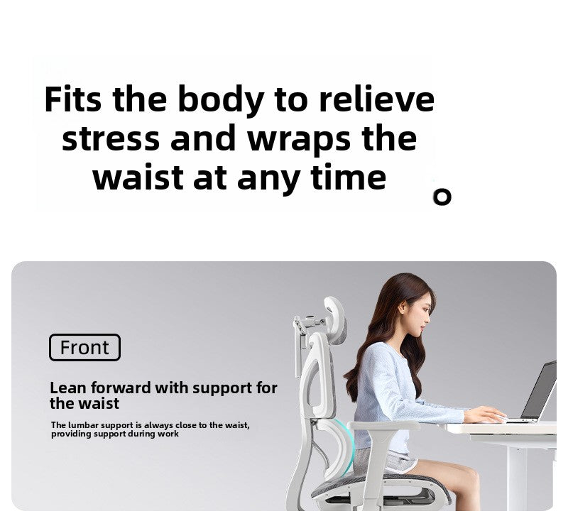 UVR Ergonomic Gaming Chair Comfortable Computer Chair with Footrest, Adjustable Office Chair, Reclining E-Sports Chair for Long Sitting and Work
