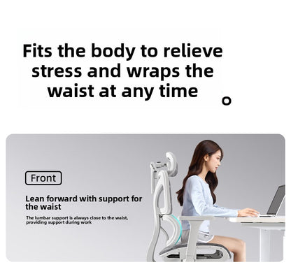 UVR Ergonomic Gaming Chair Comfortable Computer Chair with Footrest, Adjustable Office Chair, Reclining E-Sports Chair for Long Sitting and Work
