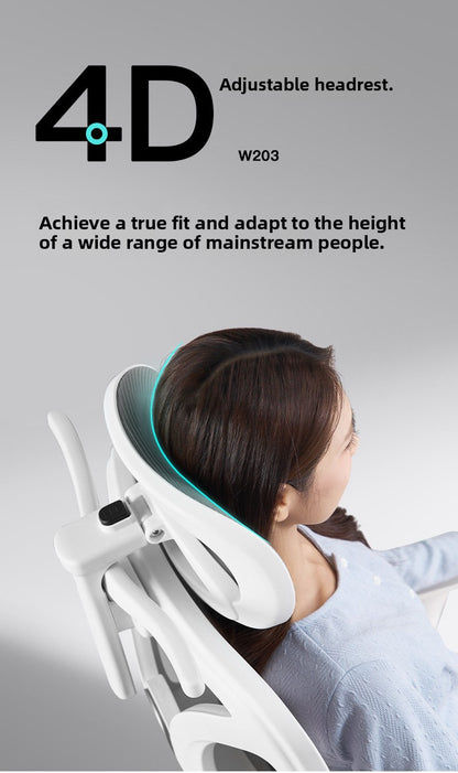 UVR Ergonomic Gaming Chair Comfortable Computer Chair with Footrest, Adjustable Office Chair, Reclining E-Sports Chair for Long Sitting and Work