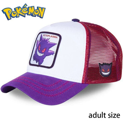 Pokemon Pikachu Baseball Cap Anime Cartoon Figure Cosplay Hat Adjustable Women Men Kids Sports Hip Hop Caps Toys Birthday Gift