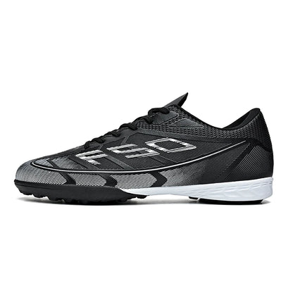 Chaussures de football populaires à tige basse FG/TF, unisexe, pour terrain, entraînement rapide, crampons antidérapants à crampons longs