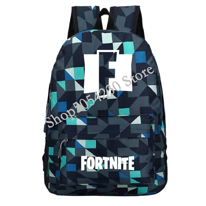 Fortnite Games Backpack Fortnite School Bags for Teenagers Unisex Schoolyard Laptop Mochilas Travel Casual Bags