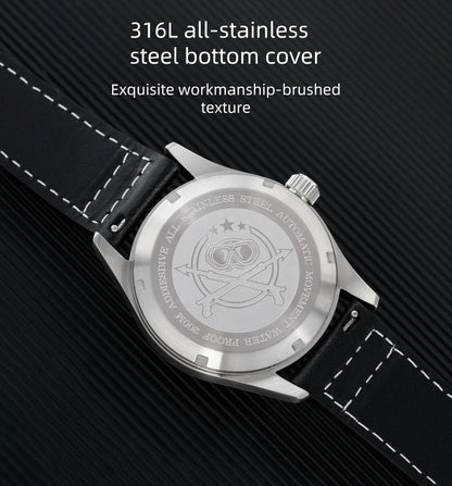 ADDIESDIVE Watches For Men C3 Super Luminous 200m Waterproof Japan 8215 316L Stainless Automatic Mechanical Watch