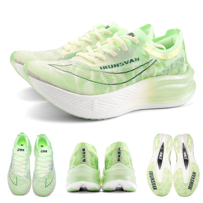 IRUNSVAN Original Carbon Plate Marathon Running Shoes Men Professional Stable Support Shock-Relief Ultra-Light Rebound Sneakers