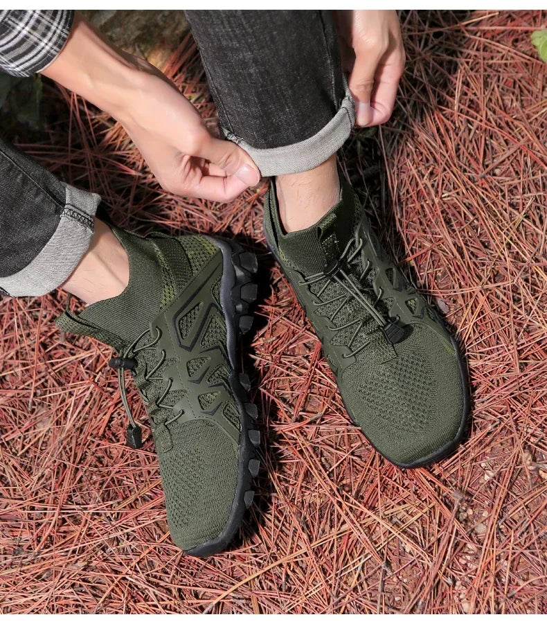 Unisex Breathable Quick Drying Fishing Water Sport Shoes Summer Upstream Barefoot Aqua Boots Outdoor Non-Slip Women Beach Shoes