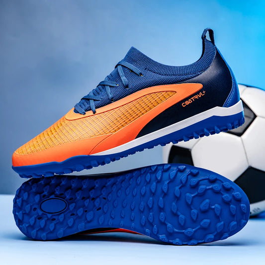 New Men's Football Boots Non-Slip Soccer Shoes Sport Outdoor Cleats Breathable Adult Long Spikes Training Boys Match Comfortable
