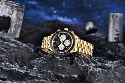 Часовник PAGANI DESIGN Moon – луксозен кварцов хронограф за мъже, спортен стил, сапфирно стъкло с антирефлекторно покритие, луминесцентен дисплей