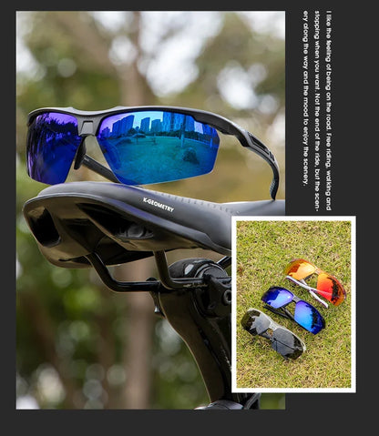 SCVCN-Polarized Cycling Glasses Running Sunglasses UV Protection Bicycle Sports MTB Road Bike Eyewear for Women Cycle Goggles