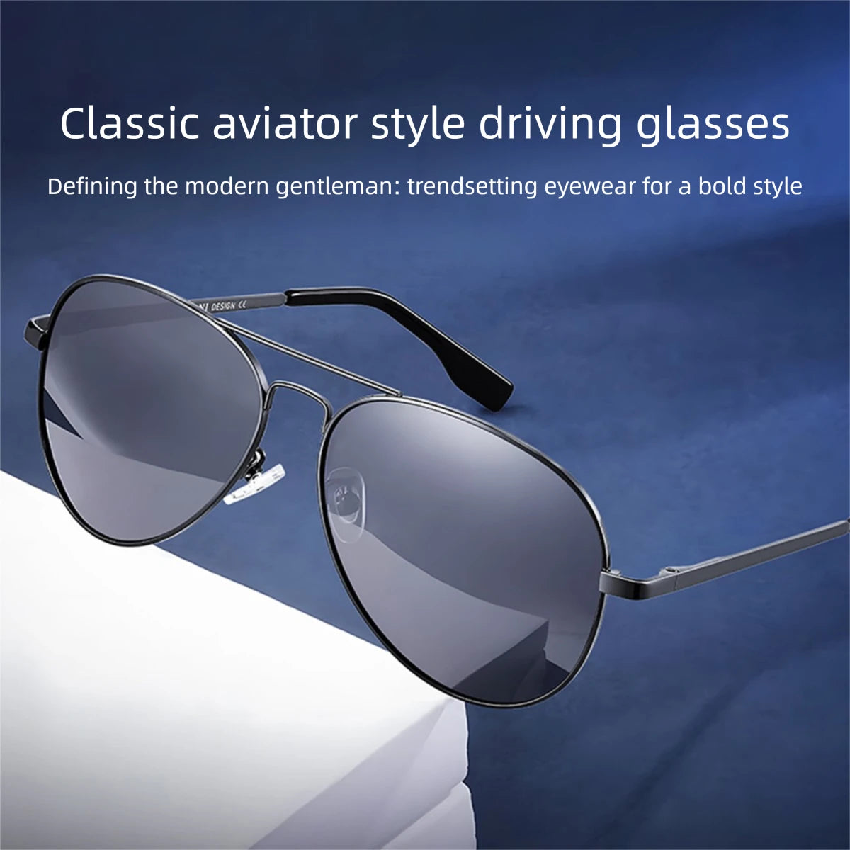 CAPONI Avation Sun Glasses For Men Day And Night Photochromic Driving Men's Sunglasses Polarized UV400 Pilot Shades Male BS3104