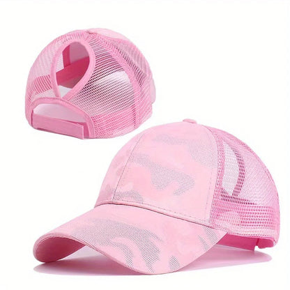 Ženske bejzbol kape s mrežastim vrhom za proljeće/ljeto, kape za sunce, trkaće kape, snapback kape, ženske podesive kape za djevojke, vanjske kape s vizirom