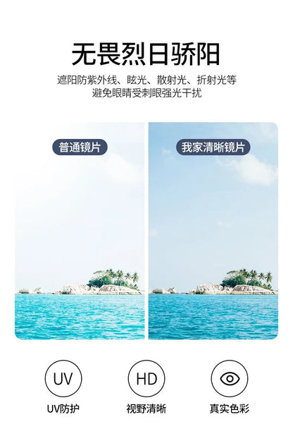 Square Frame Polarized Sunglasses for Men Women Design Fashion Trend Sunscreen Alloy UV400 Sun Glasses Unisex Eyewear 2026