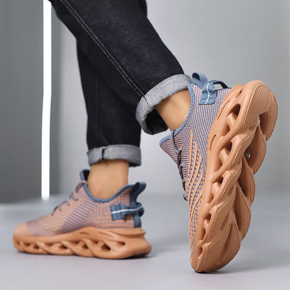 Sneakers da uomo comode e traspiranti in mesh, scarpe da tennis outdoor sportive per running, palestra e jogging, leggere e basse, scarpe da camminata da uomo