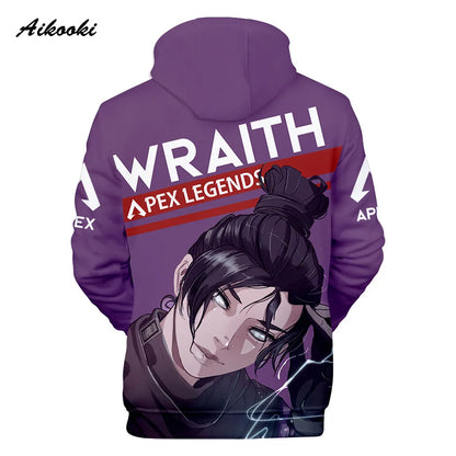 Personality 3D Printed Game Apex Legends Hoodies Sweatshirts Men Women High Quality Hoody Game Long Sleeve Plus Size Hoodies