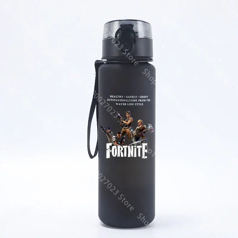 650ML Fortnites Sports Water Bottle Kawaii Motivational Leak Proof Portable Reusable Cups Outdoor Travel Gym Jugs New Cute Gifts