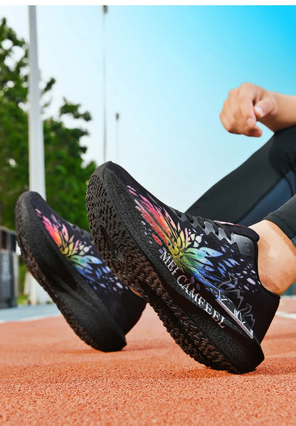 2026 New Eagle Pattern Running Shoes Carbon Plate Marathon Sports Shoes Ultra-light Breathable Cushioning Training Running Shoes