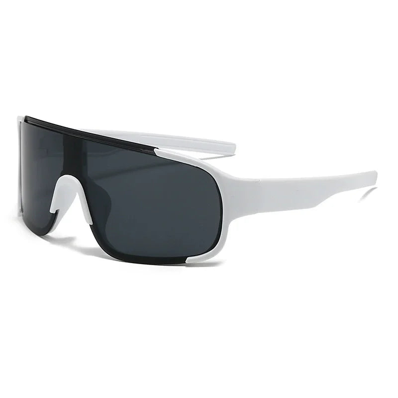 Trendy Women's Polarized Cycling Sunglasses UV400 Windproof Outdoor Sunshade Goggles PC Lenses Sports Glasses for Travel