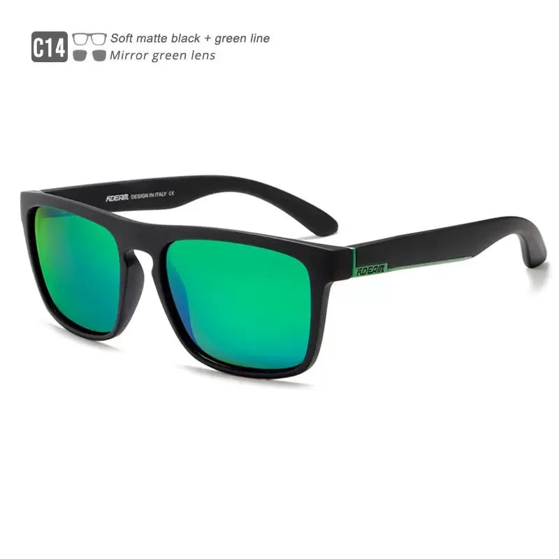 Outdoor Sport Square Myopia Lens Prescription Sunglasses Men Polarized Driving Anti-Glare Myopes Lunettes 0 -0.5 -0.75 To -6.0