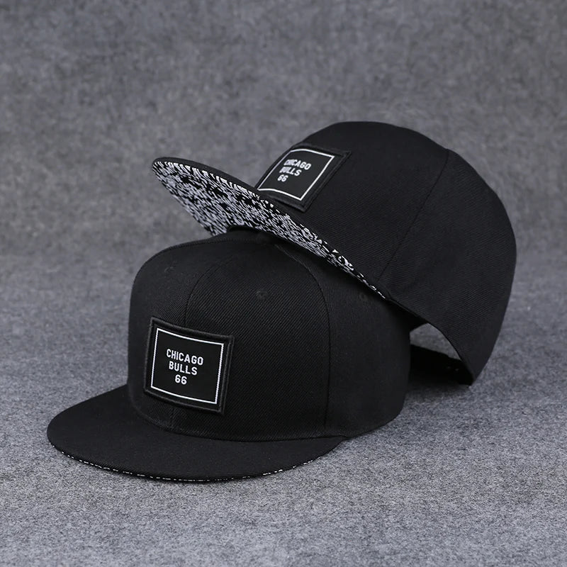 Men's Letter Embroidery Tide All-Match Flat Brim Baseball Cap Ladies Summer Hip-Hop Hat Outdoor Shade Adjustable Peaked Cap