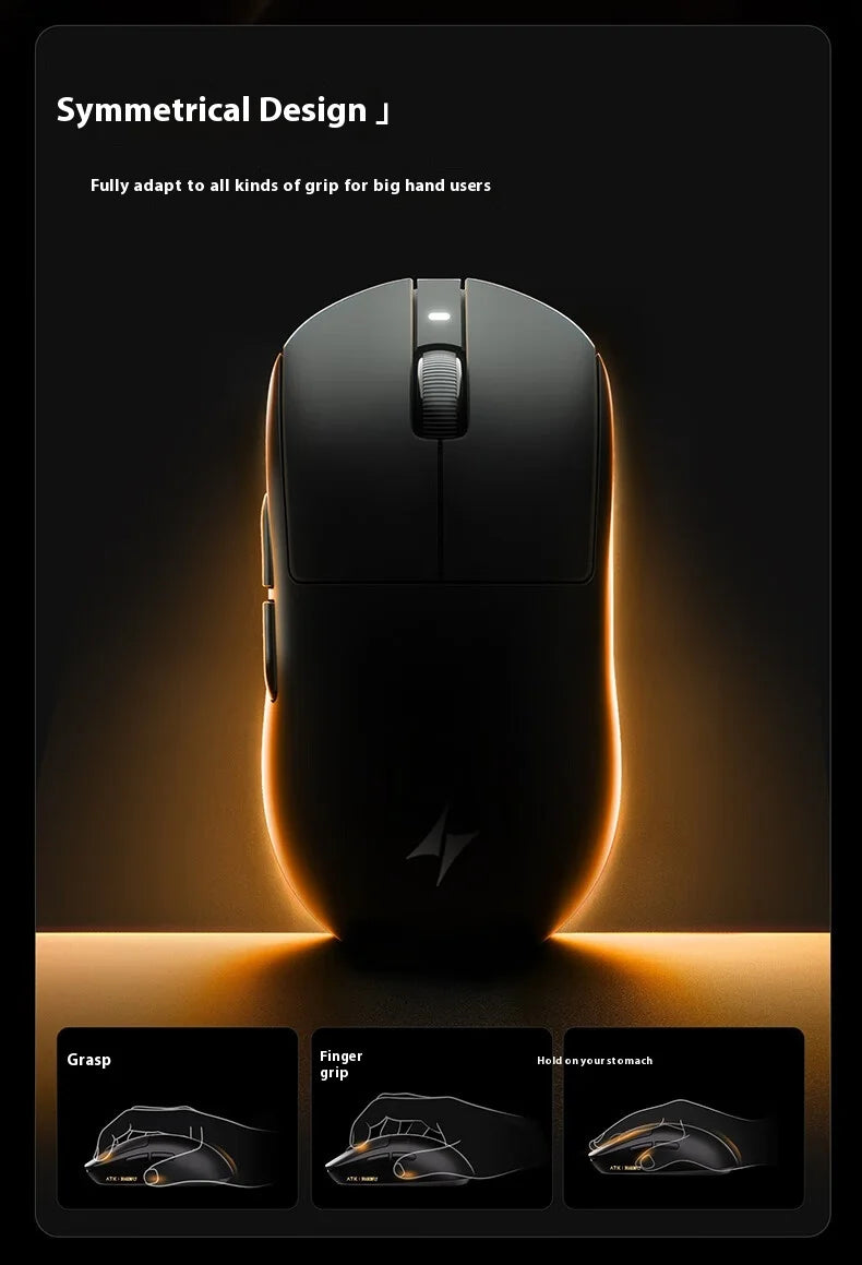 ATK A9 Ultra kabellose Gaming-Maus, Tri-Mode, 8K, 53g, leicht, A9/A9 SE/A9 Plus/A9 Pro Gaming-Maus, E-Sports-PC, personalisiertes Geschenk