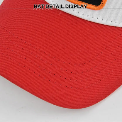 High Quality Fish Bone Cartoon Snapback Baseball Cap Hip Hop Dad Mesh Hat Trucker Hat Outdoor Sports Cycling Travel Sun Hat