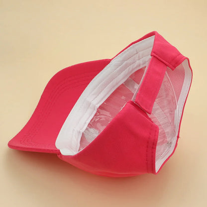 Fashion Kids Baseball Caps for Boys Girls Sun Hat Hollow High Ponytail Caps Children Sunshade Baseball Caps for age 4-12 Years